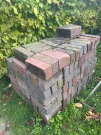 Gebakken straat klinkers rond de 340 stuks €0,22 p st 1 koop, Tuin en Terras, Tegels en Klinkers, Ophalen, Gebruikt, Klinkers