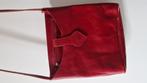 Rode leren tas, Ophalen of Verzenden, Gebruikt, Rood, Schoudertasje