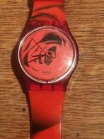 Vintage Swatch 1998 the roses herenhorloge, Overige merken, Gebruikt, Kunststof, Ophalen of Verzenden
