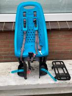 Blauw achterzitje voor fiets inclusief de drager., Fietsen en Brommers, Fietsaccessoires | Fietsstoeltjes, Achterzitje, Yepp, Ophalen