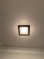 Plafond lampje rvs in goede staat, Ophalen of Verzenden, Gebruikt, Glas