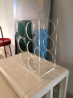 Acryl wijnrek - transparant plexiglas, Kunststof, Gebruikt, 5 tot 15 flessen, Ophalen of Verzenden