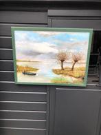 OLIEVERF  NIEUWKOOPSE PLAS     5118, Ophalen of Verzenden, Minder dan 50 cm, Schilderij, Minder dan 50 cm