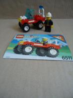 Lego set 6511 brandweer jeep met bouwboekje, Ophalen of Verzenden, Gebruikt