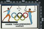 Sticker: Hamse Turnvereniging - Oostham, Verzamelen, Sport, Ophalen of Verzenden