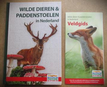 Wilde Dieren en Paddenstoelen + Veldgids~Paddestoel beschikbaar voor biedingen
