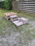 Grint tegels gratis afhalen, Tuin en Terras, Tegels en Klinkers, Ophalen, Gebruikt, 10 m² of meer, Beton