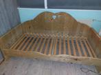 Eenpersoons bed van steigerhout . 90x200, Lattenbodem, 85 tot 100 cm, Ophalen, 180 cm of meer