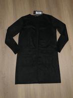 NIEUW Lange jas blazer zwart suedine | 36 | Norah, Kleding | Dames, Truien en Vesten, Zwart, Nieuw, Ophalen of Verzenden, Norah