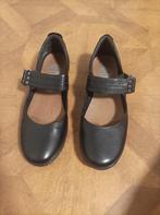 Bama leren ballerina's met enkelbandjes maat 39, Zwart, Zo goed als nieuw, Bama, Ballerina's