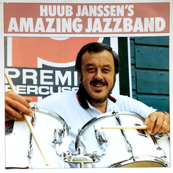 LP Huub Janssen's Amazing Jazzband 1987, Cd's en Dvd's, Vinyl | Jazz en Blues, Zo goed als nieuw, Jazz, 1980 tot heden, 12 inch