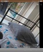 Ikea bedden 2, Ophalen, 90 cm, Eenpersoons, Zwart