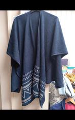 Zgan blauwe poncho, Ophalen of Verzenden, Zo goed als nieuw