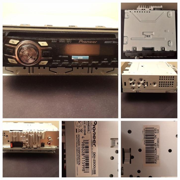 Autoradio Pioneer, Auto-onderdelen, Elektronica en Kabels, Gebruikt, Verzenden