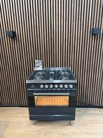 Luxe Antraciet Boretti Fornuis 80 cm breed (Gratis bezorgen), 5258sh, Ophalen of Verzenden, Zo goed als nieuw, Energieklasse A of zuiniger