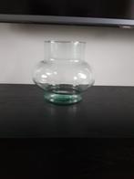 Mooie glazen vaas, Minder dan 50 cm, Groen, Glas, Ophalen of Verzenden