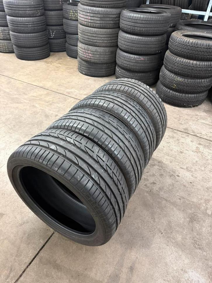 4x 235-40-19 bridgestone zomerbanden ca7mm €350 all incl!, Auto-onderdelen, Banden en Velgen, Band(en), Zomerbanden, Ophalen