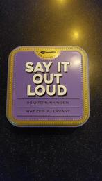 After Dinner Games – Say It Out Loud - nieuw in verpakking, Een of twee spelers, Ophalen of Verzenden, Nieuw