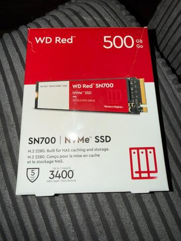 WD red sn 700 nvme ssd nieuw 500gb beschikbaar voor biedingen