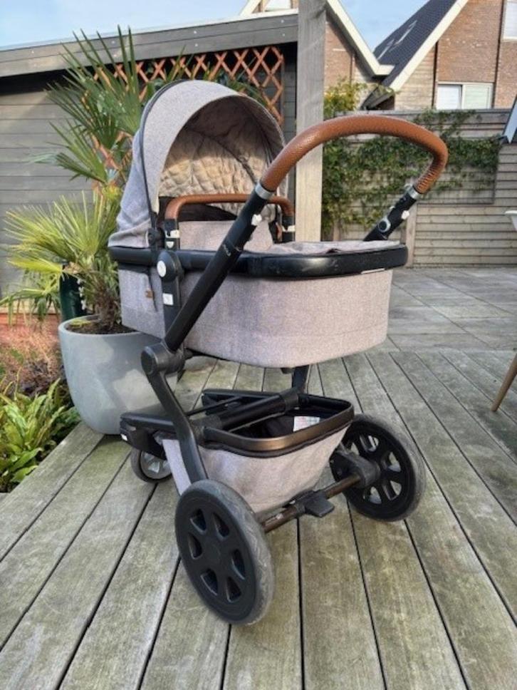 Joolz Day3 – Grey Melange / Zwart frame – Prima staat!, Kinderen en Baby's, Kinderwagens en Combinaties, Gebruikt, Combiwagen
