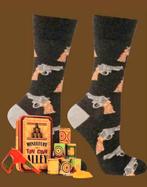 REVOLVER SOKKEN  + MINI SPEL BLIKJES SCHIETEN, Ophalen of Verzenden, Nieuw