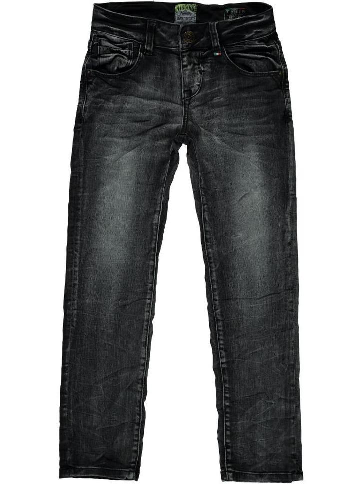 VINGINO jongens jeans broek regular donkergrijs maat 164 14, Kinderen en Baby's, Kinderkleding | Maat 164, Zo goed als nieuw, Jongen