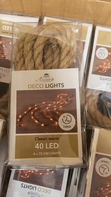 Partij Cascade licht bruin Kerst touw met ledverlichting  beschikbaar voor biedingen
