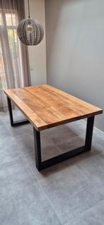Mango Houten Tafel - Leen Bakker - 180x100, Huis en Inrichting, Tafels | Eettafels, Ophalen, 100 tot 150 cm, Zo goed als nieuw