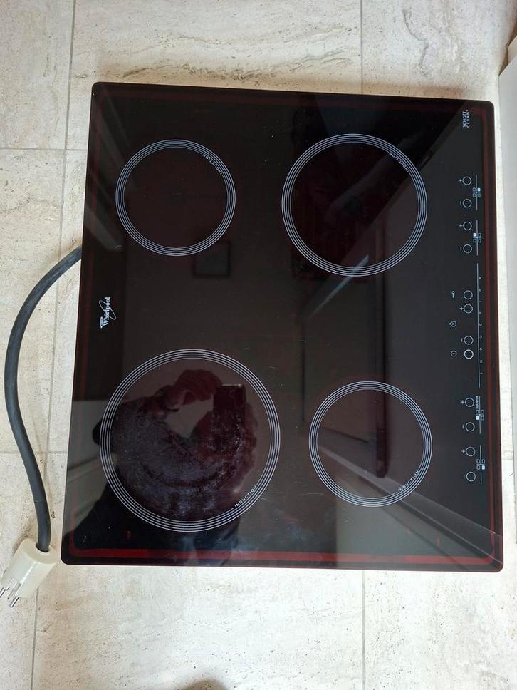 Whirlpool inductie kookplaat HAH-6000AB - In prima staat., Witgoed en Apparatuur, Kookplaten, Gebruikt, Inbouw, Inductie, 4 kookzones