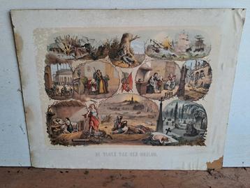 Litho: De vloek van den oorlog.  beschikbaar voor biedingen