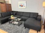 GRATIS LEVERING Zwarte Microleren U-Bank, Ophalen of Verzenden, Zo goed als nieuw, Noordkade 68A, Stof