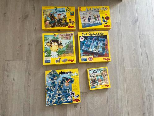 Diverse Haba borspellen 6 stuks, Hobby en Vrije tijd, Gezelschapsspellen | Bordspellen, Gebruikt, Een of twee spelers, Drie of vier spelers