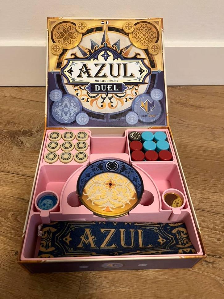 3d geprinte insert Azul duel - licht roze, Hobby en Vrije tijd, Gezelschapsspellen | Bordspellen, Nieuw, Ophalen of Verzenden