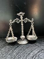 Zilveren miniatuur weegschaal, Ophalen of Verzenden