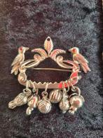 Zilveren broche/hanger Gerson Bahia Penca de Balangandan, Ophalen of Verzenden, Zo goed als nieuw, Zilver, Zilver
