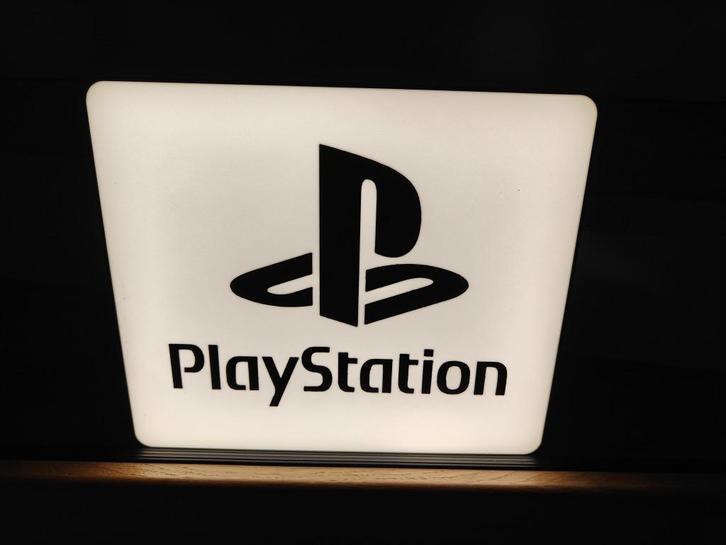Playstation Logo  Lightbox met dimbare LED-strip, Huis en Inrichting, Lampen | Overige, Nieuw, Ophalen of Verzenden