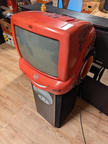 Cars TV - Zeldzame CRT Televisie beschikbaar voor biedingen