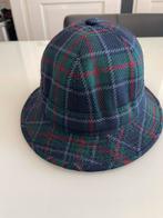 Hoed DAKS LONDON bucket hoed geruite gilliehoed 1982, Antiek en Kunst, Verzenden, Dames, Daks