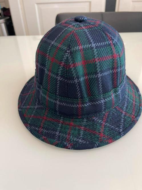 Hoed DAKS LONDON bucket hoed geruite gilliehoed 1982, Antiek en Kunst, Antiek | Kleding en Accessoires, Dames, Verzenden