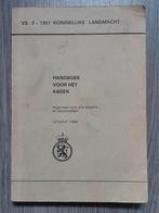 Handboek voor het kader, Verzamelen, Militaria | Algemeen, Ophalen of Verzenden, Landmacht, Nederland, Boek of Tijdschrift