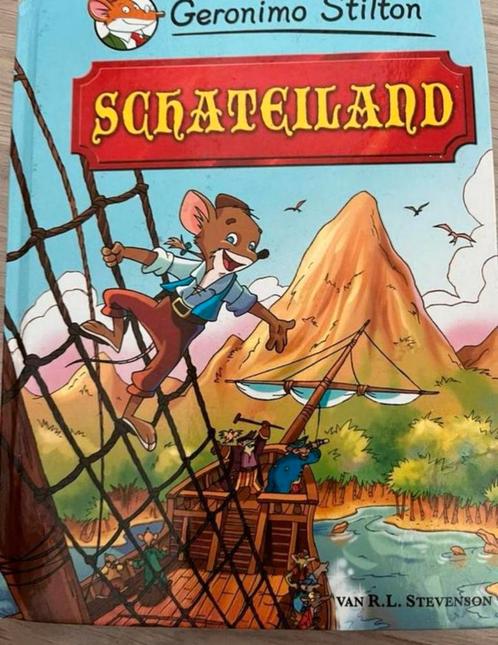 GERONIMO STILTEN SCHATEILAND, Boeken, Kinderboeken | Jeugd | onder 10 jaar, Gelezen, Ophalen of Verzenden