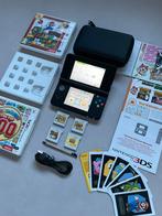 New Nintendo 3DS Zwart + Games & Accesoires, Spelcomputers en Games, Met games, Zwart, 3DS XL, Ophalen of Verzenden