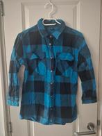 Kids overhemd blouse houthakker blauw Zwart 146 152, Ophalen of Verzenden, Zo goed als nieuw, Kids, Jongen of Meisje