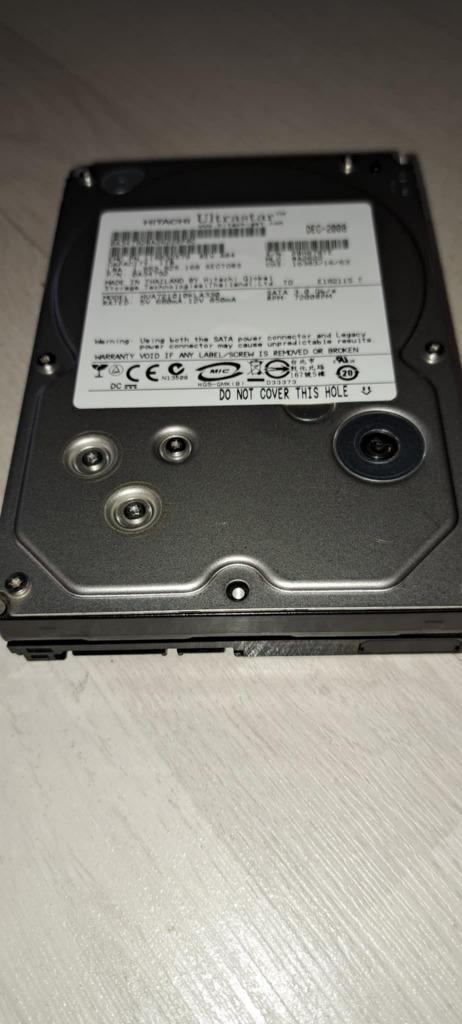 Hitachi,HDD,1 TB,Geformatteerd., Computers en Software, Harde schijven, Refurbished, Desktop, Intern, HDD, SATA, Ophalen of Verzenden
