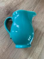 Mooie oude blauwe waterkan 19 cm hoog, Ophalen of Verzenden