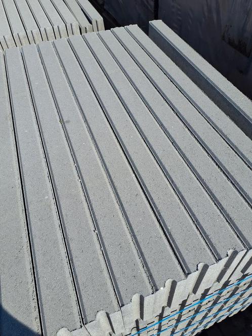 Grijze opsluitbanden - €2,50 per opsluitband - 6x15x100cm, Tuin en Terras, Bielzen en Borders, Zo goed als nieuw, Border, Beton