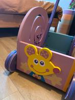 Leuke houten Loopwagen / babywalker / loopkarretje, Ophalen of Verzenden, Gebruikt, Duw- of Trekspeelgoed