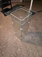 Glazen tafel, Gebruikt, Vierkant, 55 tot 75 cm, Glas