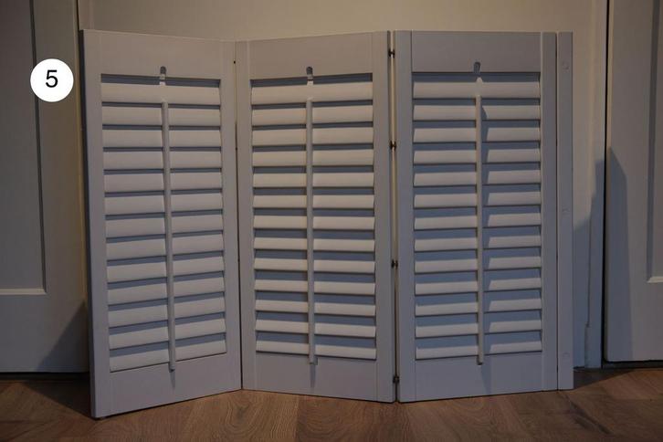 Houten Jasno shutter  (119x85), Doe-het-zelf en Verbouw, Deuren en Horren, Gebruikt, Overige typen, Minder dan 200 cm, Ophalen