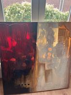 Groot abstract schilderij 100x100, Antiek en Kunst, Kunst | Schilderijen | Abstract, Ophalen